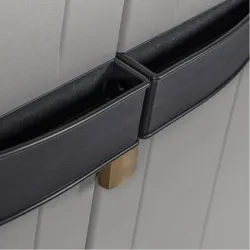 Compra ARMARIO RESINA 4 ESTANTES ESCOBERO 65 X 37 X 165 CM NEGRO GRIS TOOMAX Z0301RA--5000 al mejor precio