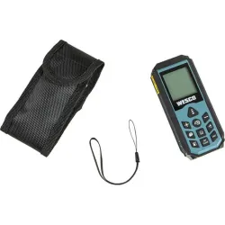 Compra MEDIDOR LASER ROJO CAPACIDAD DE MEDICION 40 M WESCO WS8910 al mejor precio