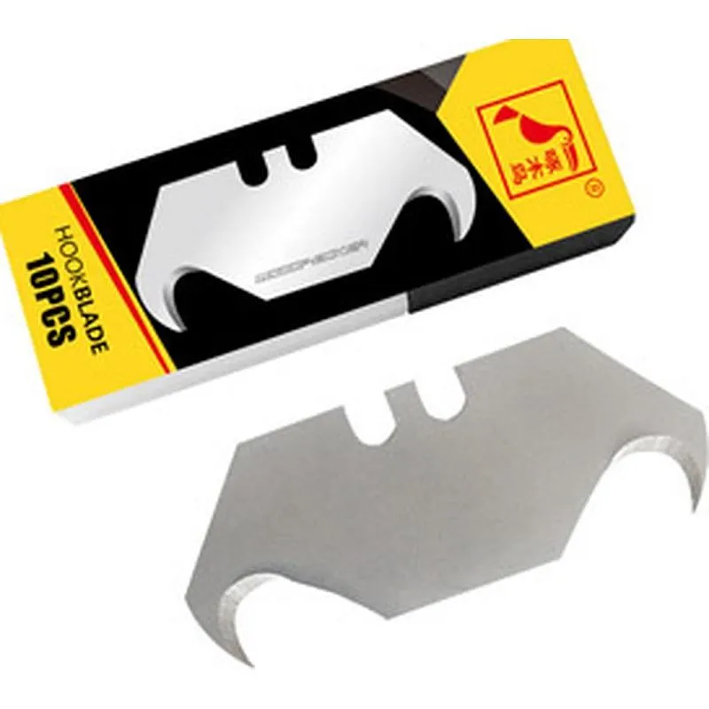 Compra CUCHILLA PARA CUTER TRAPEZOIDAL GANCHO SK2 10 UDS. 60 MM. IRONSIDE 103394 al mejor precio