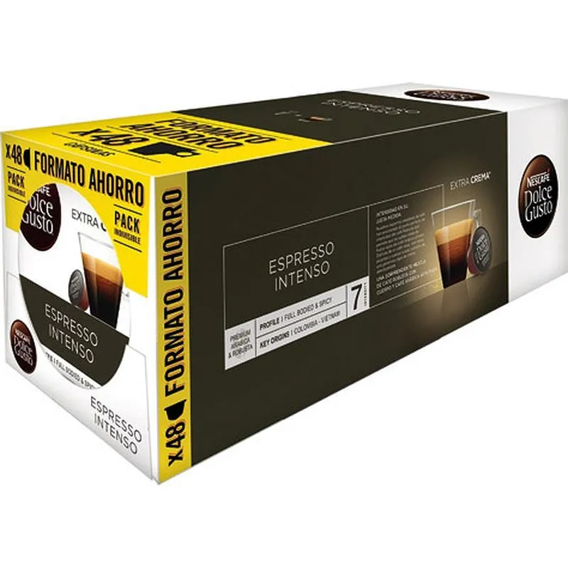 Compra CAPSULA DOLCE GUSTO PACK 16 X 3 EXPRESSO INTENSO NESCAFE DOLCE GUSTO 12408626/235281 al mejor precio