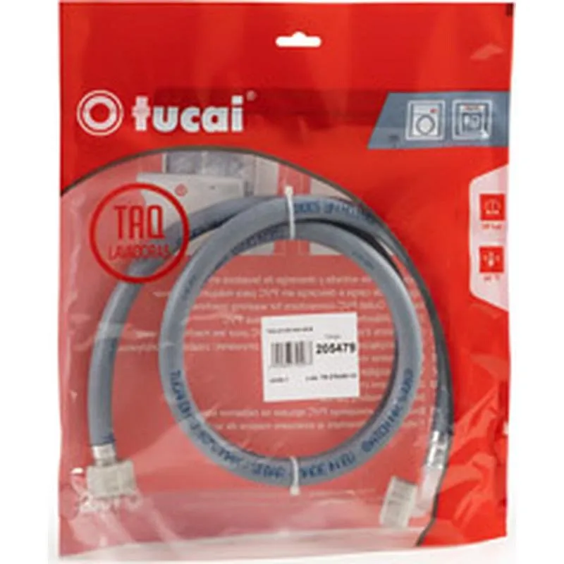 Compra CONEXION FLEXIBLE LAVADORA TUERCAS PLASTICO HH3/4" 200 CM TUCAI 205481 al mejor precio