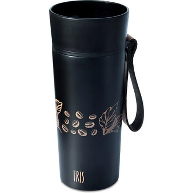 Compra MUG TERMICO NEGRO 360 ML IRIS 8361-IN al mejor precio