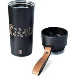 Compra MUG TERMICO NEGRO 360 ML IRIS 8361-IN al mejor precio