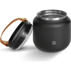 Compra TERMO SOLIDOS CON ASA NEW 700 ML NEGRO IRIS 8366-IN al mejor precio