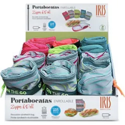 Compra PORTABOCADILLOS ENROLLABLE ZIPPER ROLL FLUOR IRIS 9382-TSD al mejor precio