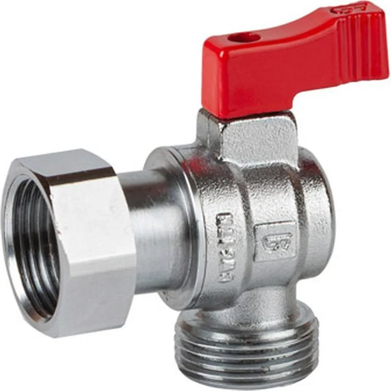 Compra VALVULA ESCUADRA CALDERA TERMO 3/4" M-H MANETA ROJA GENEBRE 70304 05 00 al mejor precio