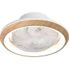 VENTILADOR DE TECHO PLAFON MADERA 14W diametro49CM DUPI 12013120