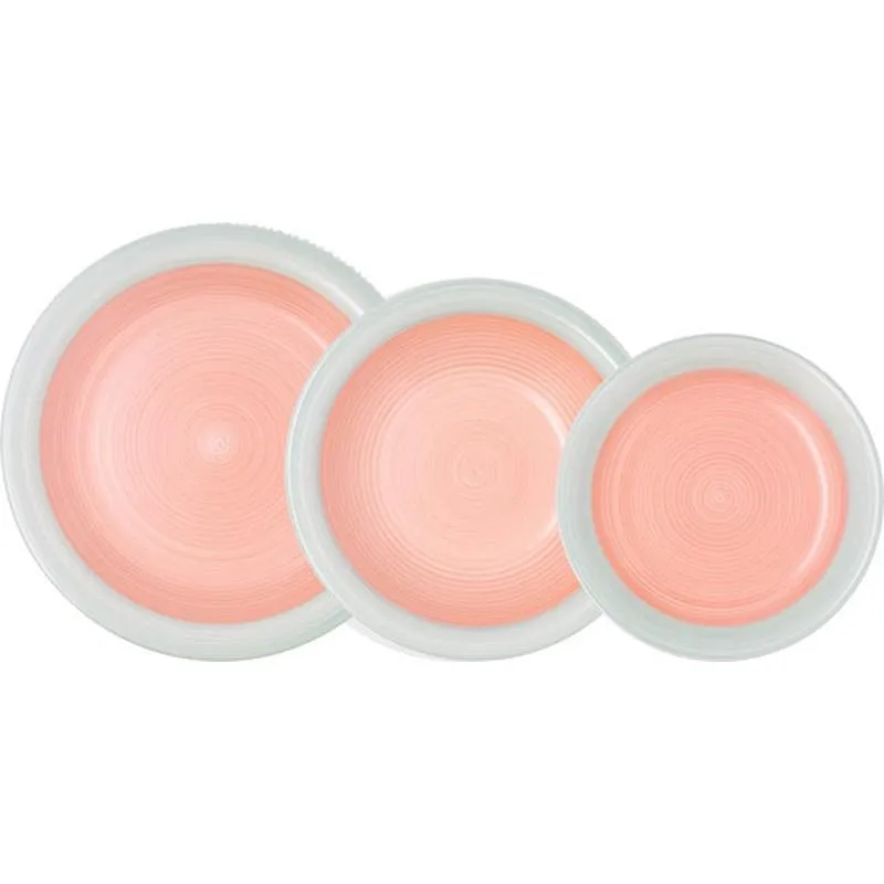 Compra VAJILLA 18 PZS KALEIDO CORAL VERDE KALEIDO 5426579 al mejor precio