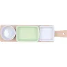 Compra TABLA APERITIVO BAMBU CON MANGO 3 CUENCOS KALEIDO 3 CUENCOS PORCELANA DECORADA KALEIDO 5426593 al mejor precio