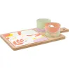 Compra TABLA APERITIVO BAMBU/CERAMICA CON MANGO 2 BOLS KALEIDO 2 BOLS CRISTAL DECORADO BIDASOA 5426596 al mejor precio