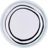 Compra PLATO LLANO PORCELANA DECORADO CIRCULOS ZIG BID diametro 27,5 CM BIDASOA 5426047 al mejor precio