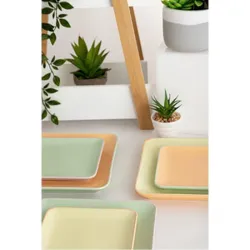 Compra BANDEJA PORCELANA CUADRADA VITAMINA QD 21 X 21 CM SURTIDA VITAMINA 5425735 al mejor precio