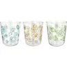 Compra VASO DECORADO PACK 3 UDS 31,5CL FLORES VERDES CERVE M100920 al mejor precio