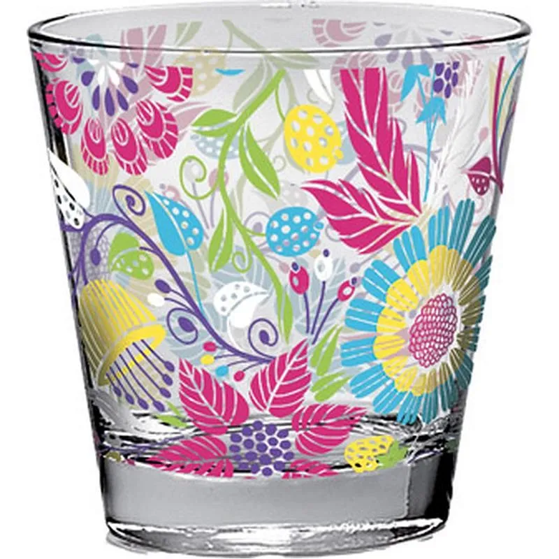 Compra VASO AGUA DECORADO PACK 3 UDS 25 CL PARAISO CERVE M99730 al mejor precio