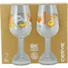 Compra COPA APERITIVO DECORADA PACK 2UDS 50 CL SPRITZ CERVE M96220 al mejor precio