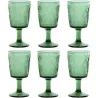 Compra COPA RUSTICA GRABADO HOJAS 28,5 CL VERDE PC-211452 al mejor precio