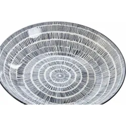 Compra PLATO PORCELANA DECORADO SURTIDO AZUL HONDO 20 CM-SET 4U PC-212733 al mejor precio