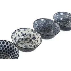 Compra BOL PORCELANA DECORADO SURTIDO AZUL SET 4 UDS diametro 15 CM PC-212734 al mejor precio
