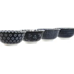 Compra BOL PORCELANA DECORADO SURTIDO AZUL SET 4 UDS diametro 15 CM PC-212734 al mejor precio