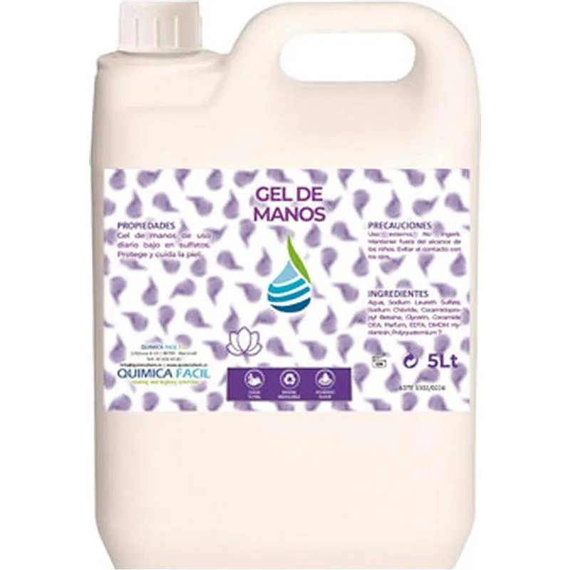 Compra JABON DERMO GEL 5 L QUIMICA FACIL 230004 al mejor precio