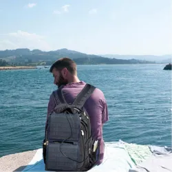 Compra PANEL SOLAR 10W CARGA DISPOSITIVOS MUVIT PARA SMARTPHONE TABLET PORTÁTILES MUVIT MCSCH0001 al mejor precio