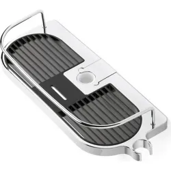 Compra CESTILLO BARRA CROMO 30,5X12X6,7 CM NEGRO TATAY 6601000 al mejor precio