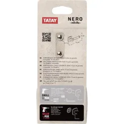 Compra PORTARROLLOS SIN TAPA NERO 16 CM TATAY 6760300 al mejor precio