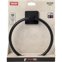 Compra ARO TOALLERO NERO 20 CM TATAY 6760400 al mejor precio