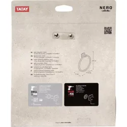 Compra ARO TOALLERO NERO 20 CM TATAY 6760400 al mejor precio