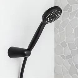 Compra KIT DUCHA-FLEXO VERONA NEGRO TATAY 3387203 al mejor precio