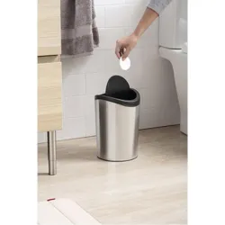 Compra CUBO BAÑO BASCULANTE STD 6 L DECO / STEEL TATAY 4470401 al mejor precio