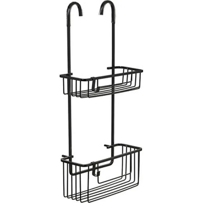 Compra CESTILLO CON COLGADOR PARA GRIFO 2 ALTURAS ALUMINIO NEGRO TATAY 6603800 al mejor precio
