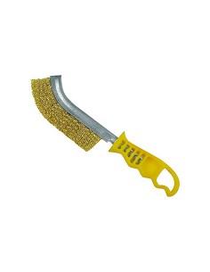 Compra Cepillo manual universal mango amarillo puas de laton IRONSIDE 139008 al mejor precio