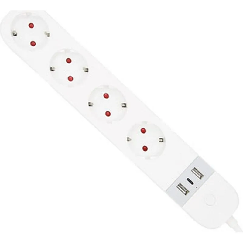 Compra BASE MIULTIPLE WIFI INTEL. 4 TOMAS + 2 USB A + 1 U 16A 3680V ENERGEEKS EG-BW003MC al mejor precio