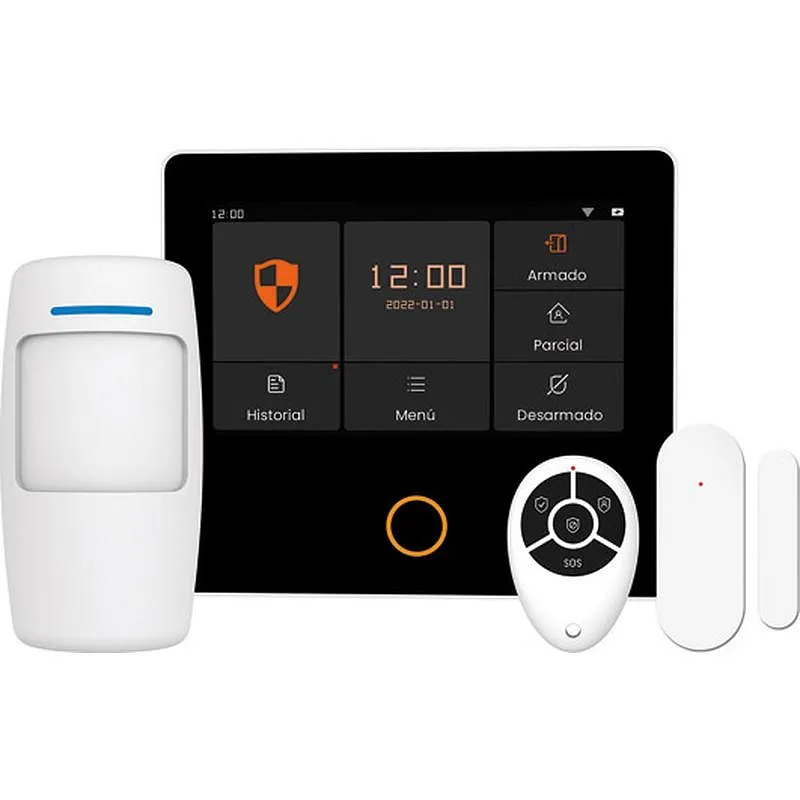 Compra ALARMA WIFI + GSM PROTECT PLUS + ACCESORIOS ENERGE 1 CENTRAL+1MANDO+1 SENSOR APER.+ 1 SENSOR MOV. ENERGEEKS EG-AWG003 al mejor precio