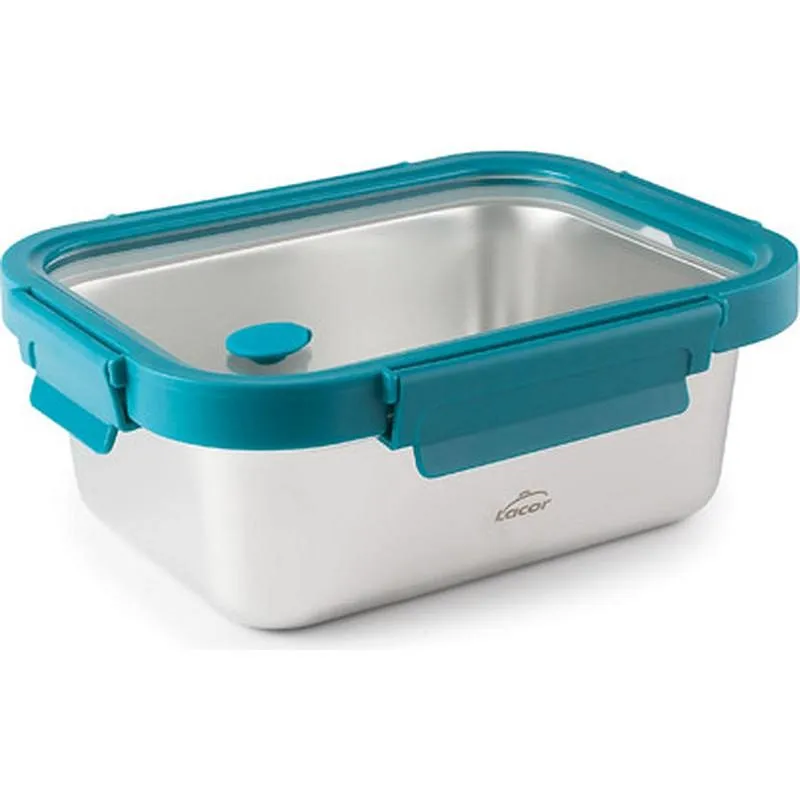 Compra CONTENEDOR ALIMENTOS RECTANGULAR INOX 1250 ML ETERN LACOR 64601 al mejor precio