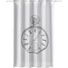 Compra CORTINA BAÑO ESTAMPADO RELOJ 180 X 200 CM POLIESTER ATENAS 290.180X200 al mejor precio