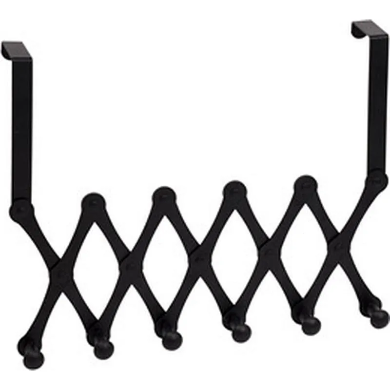 Compra PERCHA PUERTA EXTENSIBLE 51 CM NEGRO MATE NESU 906NE al mejor precio