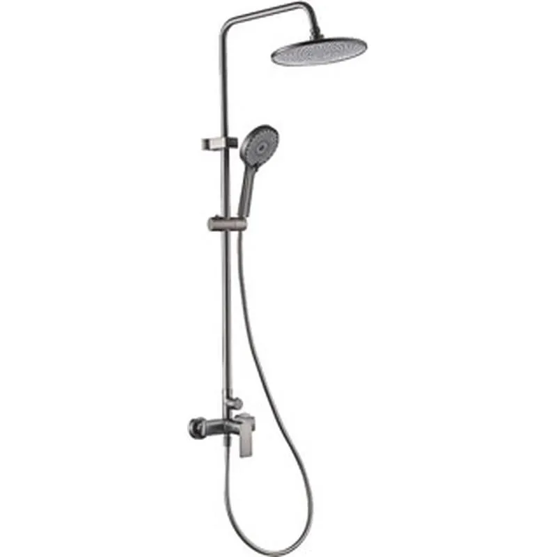 Compra COLUMNA DUCHA CORAL MONOMANDO TITANIO CON ROCIADOR REDONDO ARTIC 48548 al mejor precio