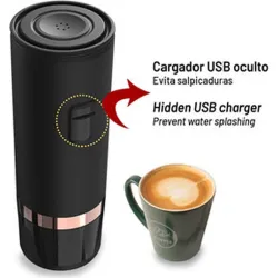 Compra CAFETERA PORTATIL A BATERIA USB 80 ML NEGRA BOJ 05204504 al mejor precio