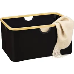 Compra CESTA ROPA 54X26X36 ECORI PLEGABLE WENKO 50780100 al mejor precio