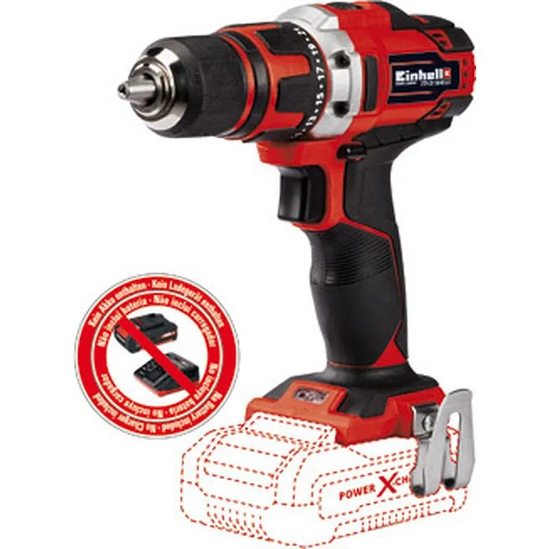 Compra TALADRO ATORNILLADOR TE-CD 18/40 LI SIN BATERIA EINHELL 4513925 al mejor precio