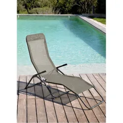 Compra TUMBONA ACERO TEXTILENE TAUPE IMPORT CHAILO058 al mejor precio