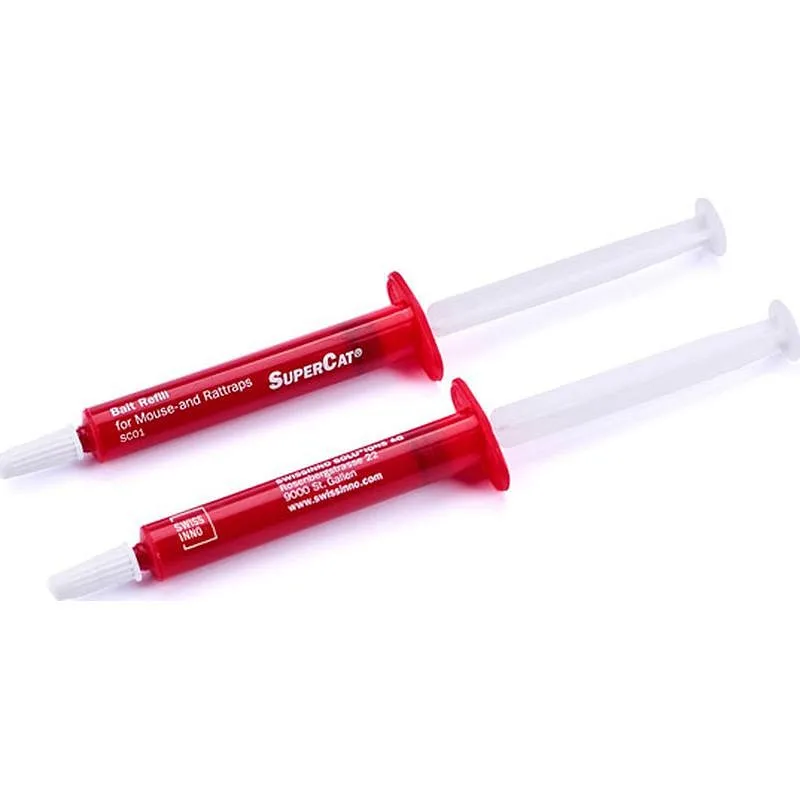 Compra RECAMBIO JERINGA CEBO PARA ROEDORES SUPERCAT 2 UDS SWISSINNO 1041001K al mejor precio