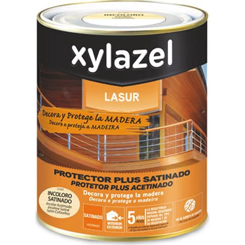 Compra LASUR PLUS SATINADO 5 L INCOLORO XYLAZEL 5836547 al mejor precio