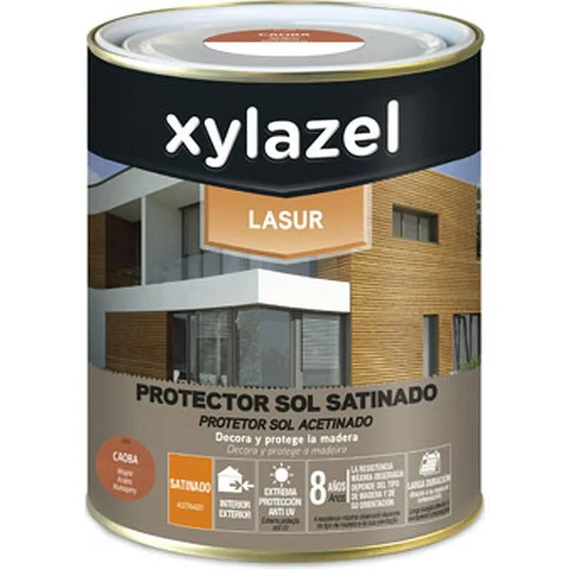 Compra LASUR SOL SATINADO 750 ML CAOBA XYLAZEL 5836629 al mejor precio