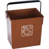 Compra CUBETA RECICLAR ORGANICO CON ASA 12L MARRON FERVIK 428 al mejor precio