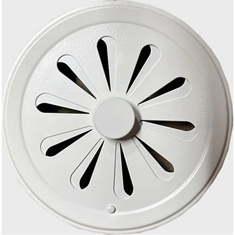 Compra REJILLA EMPOTRABLE A TUBO diametro14CM A diametro12CM BLANCO REGULACION AIRE 0 - 26 CM² FEPRE 041645 al mejor precio