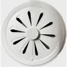 Compra REJILLA EMPOTRABLE A TUBO diametro14CM A diametro12CM BLANCO REGULACION AIRE 0 - 26 CM² FEPRE 041645 al mejor precio