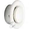 Compra DIFUSOR EMPOTRABLE CON REGULACION DE AIRE 0-22 CM ACERO-BLANCO FEPRE 024228 al mejor precio
